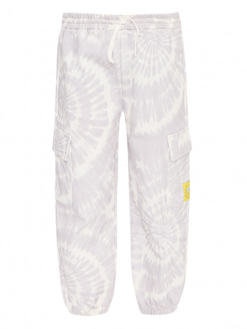 Брюки из хлопка с карманами Stella McCartney kids - Общий вид
