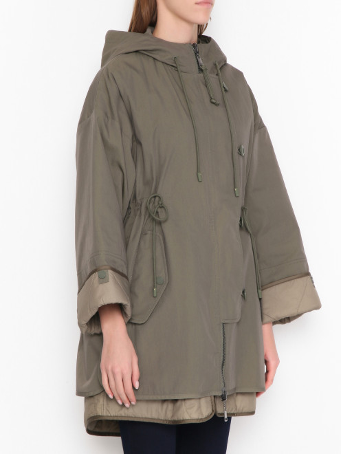 Куртка-парка с отстегивающимся утеплителем Weekend Max Mara - МодельВерхНиз