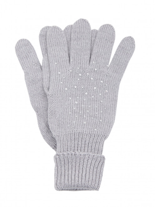 Шерстяные перчатки со стразами IL Trenino - Общий вид