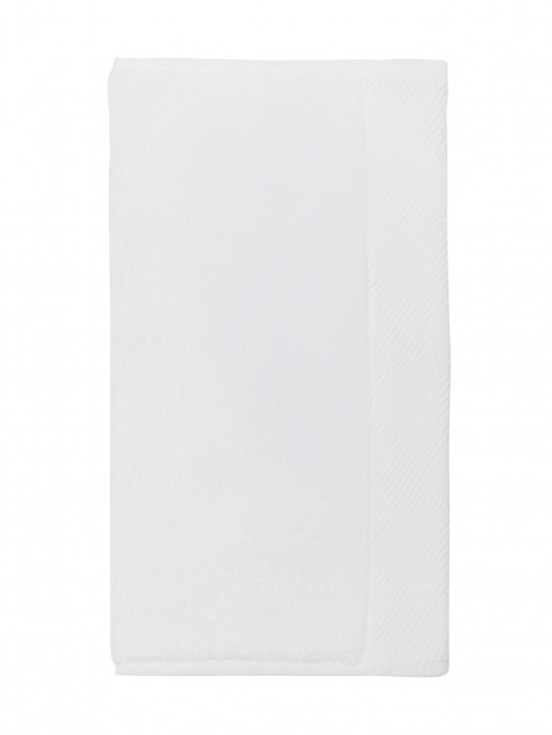 Салфетка для рук из хлопковой махровой ткани с текстурным орнаментом по канту Frette - Обтравка1
