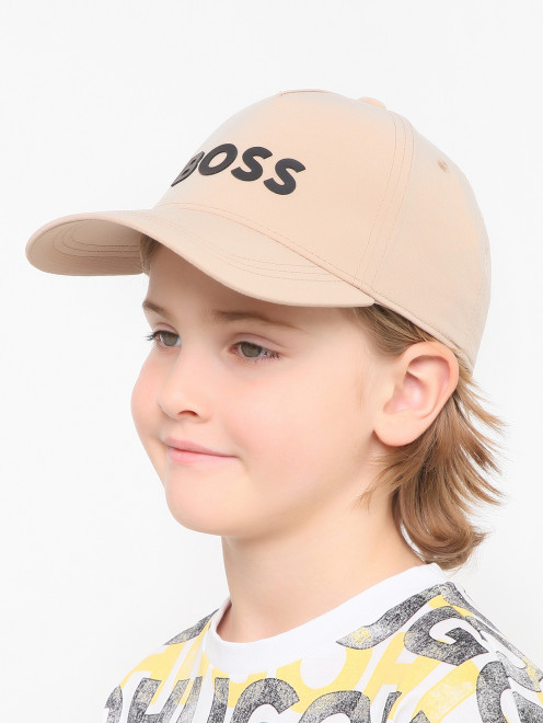 Бейсболка с логотипом Hugo Boss - МодельОбщийВид