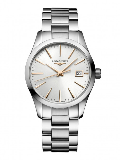 Часы кварцевые на стальном браслете Master Collection Longines - Общий вид
