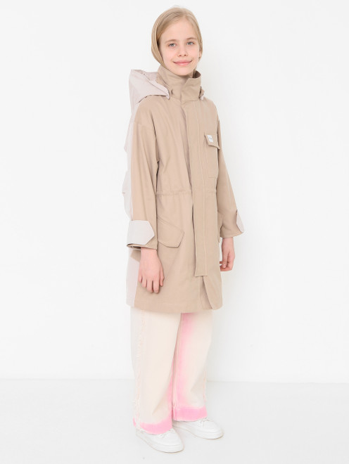Куртка из хлопка с капюшоном MSGM - МодельВерхНиз