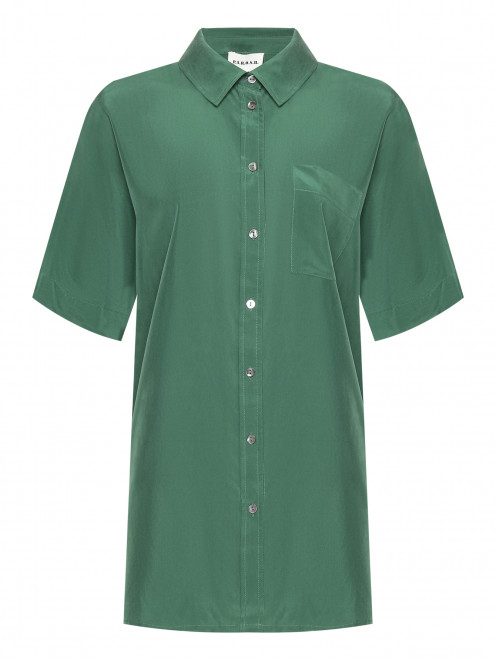 Блуза из шелка с короткими рукавами P.A.R.O.S.H. - Общий вид