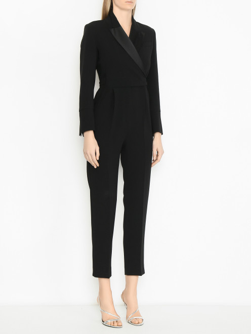 Однотонный комбинезон с широкими лацканами Weekend Max Mara - МодельВерхНиз