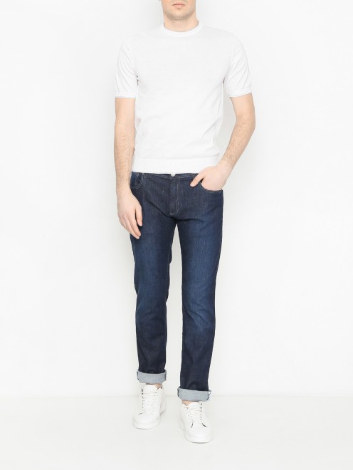 Джинсы прямого кроя из хлопка Doriani Cashmere - МодельОбщийВид