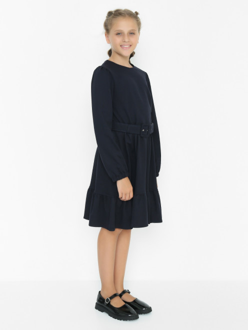 Трикотажное платье с поясом Aletta Couture - МодельВерхНиз