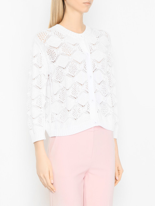 Кардиган фактурной вязки Max Mara - МодельВерхНиз