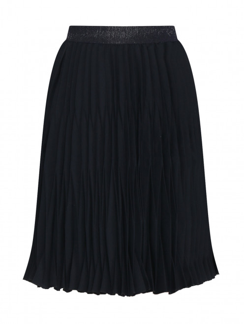 Юбка плиссированная из смессовой шерсти Aletta Couture - Общий вид