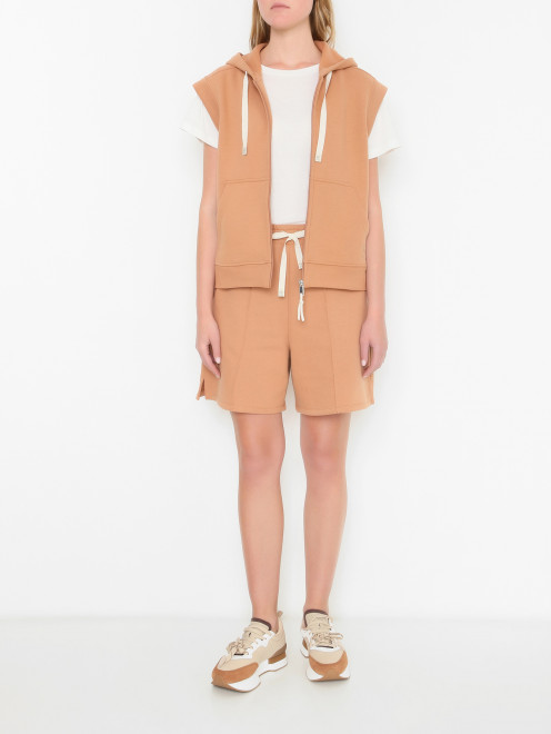 Комбинированные кроссовки с логотипом Weekend Max Mara - МодельОбщийВид