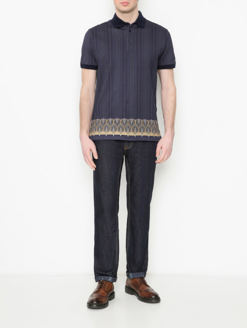 Прямые джинсы из хлопка Etro - МодельОбщийВид