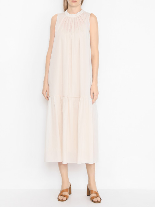 Платье свободного кроя без рукавов Weekend Max Mara - МодельВерхНиз
