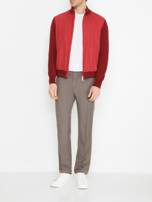 Куртка на молнии с карманами Doriani Cashmere - МодельОбщийВид