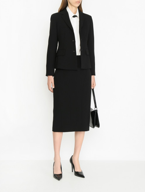 Юбка-карандаш с разрезом Max Mara - МодельОбщийВид