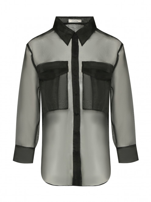 Прозрачная блуза из шелка Dorothee Schumacher - Общий вид