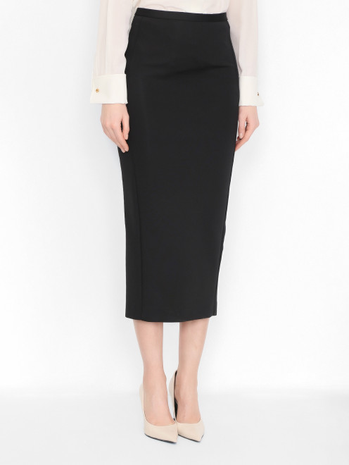Эластичная юбка-карандаш Max Mara - МодельВерхНиз