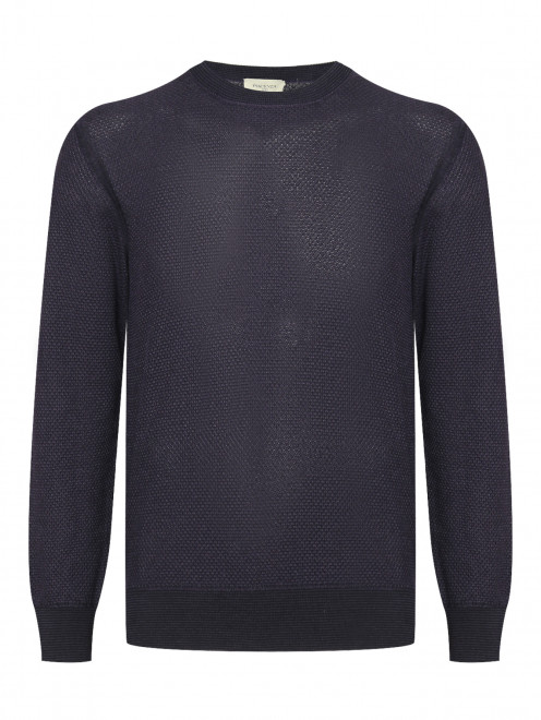 Трикотажный джемпер из смешанной шерсти Piacenza Cashmere 1733 - Общий вид