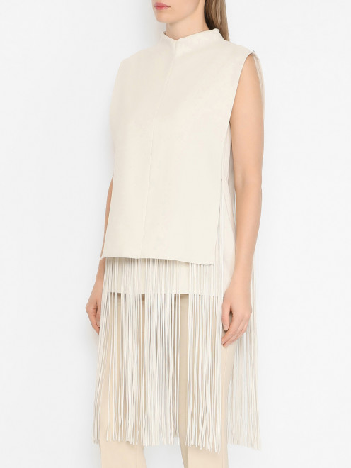 Топ с длинной бахромой Sportmax - МодельВерхНиз
