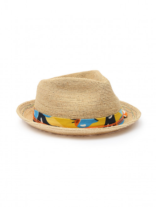 Соломенная шляпа с лентой Stetson - Общий вид