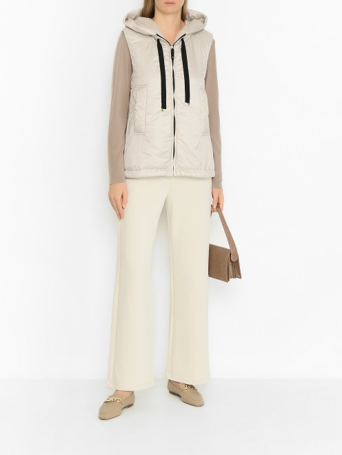 Жилет утепленный шерстью Max Mara - МодельОбщийВид