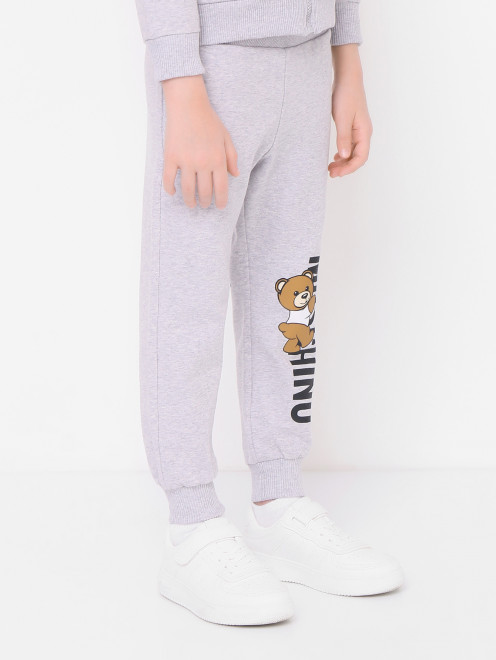 Костюм из хлопка: толстовка и брюки Moschino - МодельВерхНиз