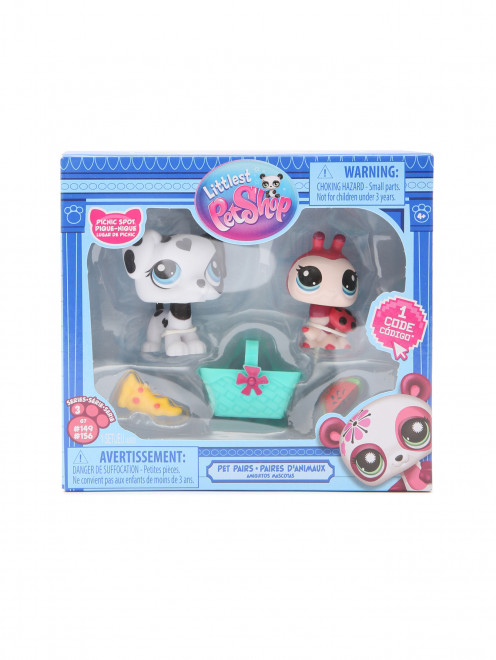 Набор "Пара друзей": две фигурки мини-животных Littlest Pet shop - Общий вид