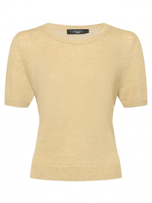 Джемпер из льна с короткими рукавами Weekend Max Mara - Общий вид