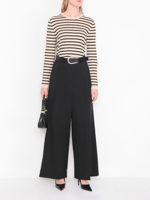 Брюки из шерсти с карманами Weekend Max Mara - МодельОбщийВид