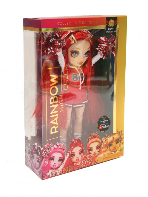 Игрушка Rainbow High Кукла Cheer Doll - Ruby Ander Rainbow High - Обтравка1